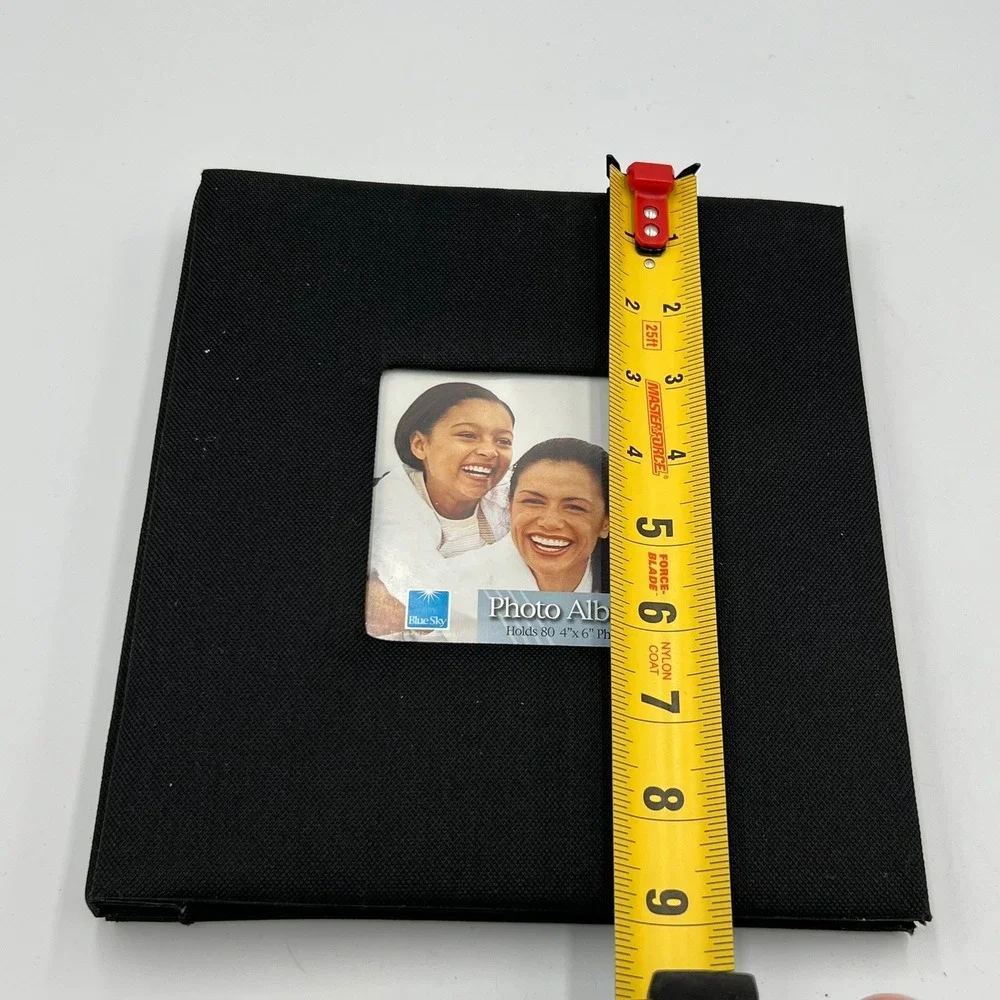 Blue Sky Photo Album Unisex OS Black Good Ballistic Nylon 80 Capacity 4x6